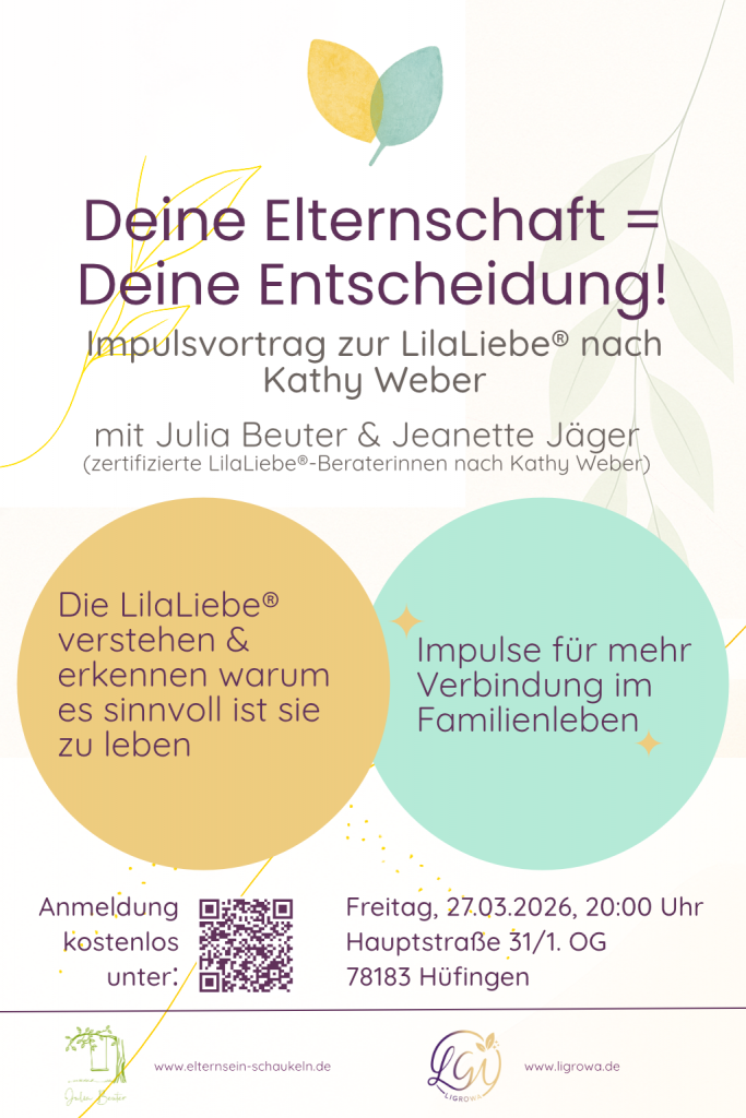 Deine kostenlose Anmeldung zur LilaLiebe® Infoveranstaltung